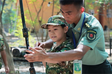 軍事夏令營冷兵器學習與體驗-射箭